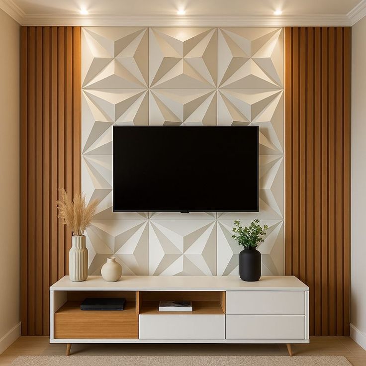 Kit 40 Placas 3D Decorativa Revestimento Painel de Parede - Envio Imediato